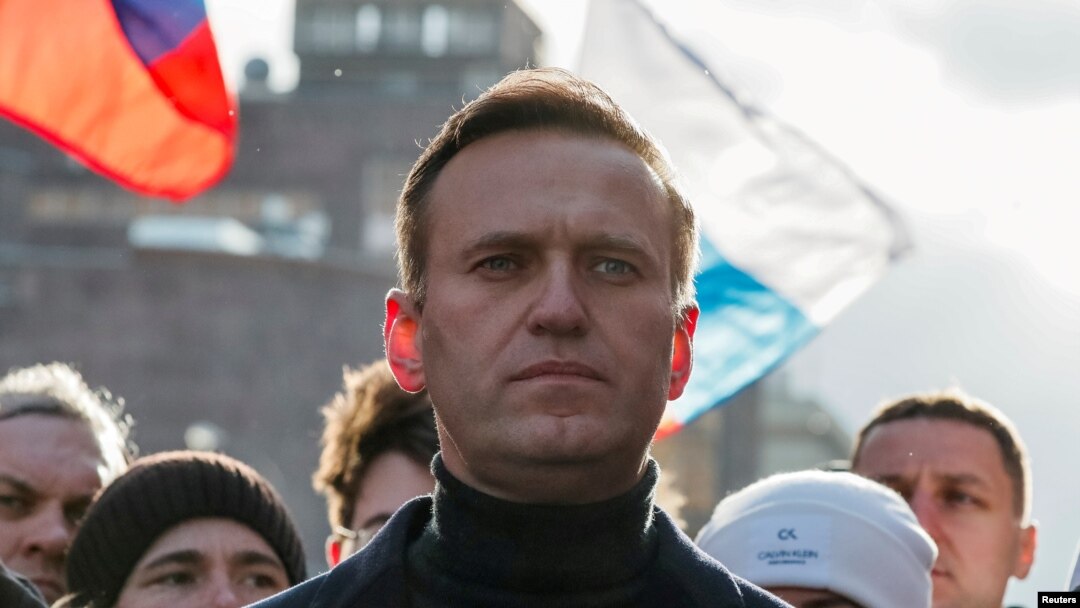 Руският опозиционер Алексей Навални. Снимката е от февруари 2020 г., два месеца преди да бъде отровен.