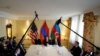 Germany - U.S. Secretary of State Antony Blinken meets with Azerbaijani President Ilham Aliyev and Armenian Prime Minister Nikol Pashinian at the Munich Security Conference in Munich, February 18, 2023. 