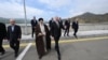 ابراهیم رئیسی برای افتتاح یک سد به کنار رود ارس رفته بود؛ در کنار الهام علی‌یف، همتای آذربایجانی خود