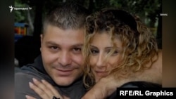 Armenia - A family photo of Viken Euljekian and his wife Linda Iman.