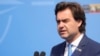Ministrul de externe Nicu Popescu a fost prezent la summit-ul liderilor NATO de la Vilnius. Imagine din 11 iulie 2023.