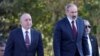 Armenia- Defense Minister Arshak Karapetian and Prime Minister Nikol Pashinian visit the Yerablur Military Pantheon, Yerevan, September 21, 2021.