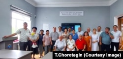 КУУнун Тарых жана чөлкөм таануу институтунун жамаатынын өкүлдөрү. 28.6.2024. 