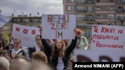 Protestni marš "Budi moj glas" u znak podrške žrtvama silovanja tokom rata na Kosovu, održan u Prištini 14. aprila 2023. godine, povodom obeležavanja Dana žrtava seksualnog nasilja tokom rata na Kosovu.