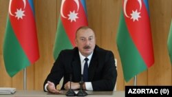 Ադրբեջանի նախագահ Իլհամ Ալիևը կառավարության նիստի ժամանակ, Բաքու, 11-ը հուլիսի, 2023թ.