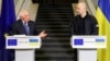 Голова українського уряду Денис Шмигаль (праворуч) додав, що Україна працює над цим питанням у рамках і Координаційної платформи в Єврокомісії, а також із сусідніми країнами