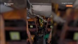 Un autocar cu ucraineni, implicat într-un accident rutier în Năvodari