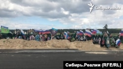 Южное кладбище погибших на войне в Украине, Бурятия.