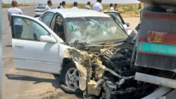 Diňle: Aşgabat-Daşoguz ýolunda heläkçilikli ýol hadysasy boldy