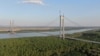 Podul suspendat de la Brăila a fost inaugurat pe 6 iulie 2023. Este cea mai importantă lucrare de infrastructură din România, după 1990.