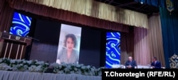 Елена Наземцева видео аркылуу сүйлөөдө. 14.6.2024.