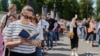 Черги на вхід на Книжковий Арсенал у Києві. Україна. 1 червня 2024 року