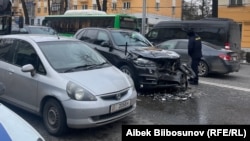 Кырсыкка кабылган автоунаа