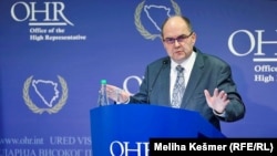Christian Schmidt,visoki predstavnik u BiH na konferenciji za medije u Sarajevu, 19. 12.2023.