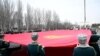 “Ала-Тоо” аянтында мамлекеттик тууну көтөрүү иш-чарасы. 8-январь, 2024-жыл 