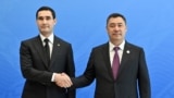Türkmen we gyrgyz prezidentleri 