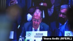 Шефот на руската дипломатија Сергеј Лавров на самитот на Движењето на неврзаните, Белград 11.10.2021.