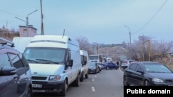 Մեքենաները մնացել են Ստեփանակերտ-Գորիս ճանապարհին, 13-ը դեկտեմբերի, 2022թ․