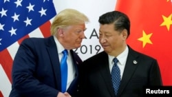 Дональд Трамп жана Кытай лидери Си Цзиньпиң.
