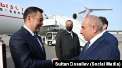 Садыр Жапаров Бакуда. 19-апрель, 2022-жыл.