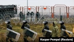 Напружаньне на беларуска-польскай мяжы, лістапад 2021 году