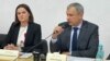 Сьвятлана Ціханоўская і Павал Латушка