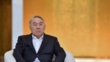 Kazakh former President Nursultan Nazarbayev takes part in the opening of a new mosque, which is reportedly one of the largest in Central Asia, in Nur-Sultan, Kazakhstan, August 12, 2022