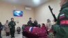 مراسم خاکسپاری یک عضو گروه واگنر. او پیش از اعزام به جنگ به جرم قتل مادرش در حبس بود