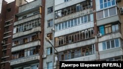 Запарожжа пасьля расесйкага ракетнага ўдану 25 траўня 2022 