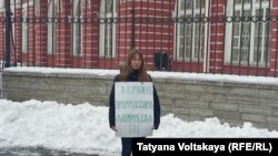 Студенты СПбГУ протестуют против увольнения Владимира Дорофеева 