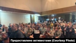 Общественные слушания против строительства мусорного полигона в Няндоме, Арханегльская область, май 2022