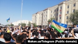 Nöküsde 2022-nji ýylyň 1-nji iýulynda bolan köpçülikleýin protestler