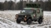 Аўтамабіль польскіх памежнікаў каля мяжы зь Беларусьсю, архіўнае фота