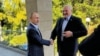 Пуцін і Лукашэнка на сустрэчы ў Сочы ў верасьні 2022