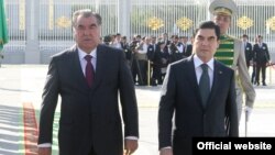 Эмомали Рахмон и Гурбангулы Бердымухамедов