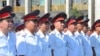 Построение сотрудников ДПС МВД КР в Бишкеке. Иллюстративное фото