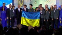 Украинскую сборную торжественно провели на Олимпиаду (видео)