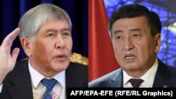Алмазбек Атамбаев менен Сооронбай Жээнбеков. 