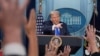 Президент США Дональд Трамп спілкується зі ЗМІ, Вашингтон, округ Колумбія, 27 червня 2025 року