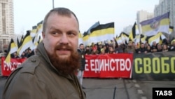 Дмитрий Демушкин на "Русском марше". 4 ноября 2014г.