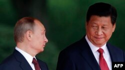 Президент России Владимир Путин и Председатель КНР Си Цзиньпин