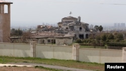 نمایی از محل اصابت موشکهای سپاه پاسداران به مناطق مسکونی در شهر اربیل