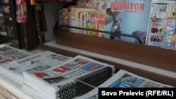 Kiosk sa novinama u Podgorici