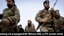 Dobrovoljci sa Balkana u propagandnom filmu IDIL-a, objavljeno u julu 2015. godine, ilustrativna fotografija 