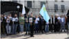 Акція під посольством Росії в Києві через затримання в Криму кримських татар, 5 вересня 2021 року