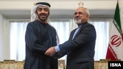 دیدار وزیر خارجه امارات با همتای ایرانی خود- ۷ آذرماه ۱۳۹۲