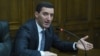 Armenia - Gevorg Petrosian, a parliament deputy from the Prosperous Armenia Party, at a news briefing in Yerevan, April 1, 2019.