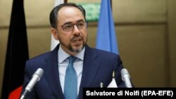 Afghan Foreign Minister Salahuddin Rabbani (file photo)