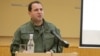 Armenia -- Defense Minister Davit Tonoyan speaks in Vanadzor, May 21, 2019. 