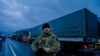Блокування руху російських вантажівок українськими дорогами